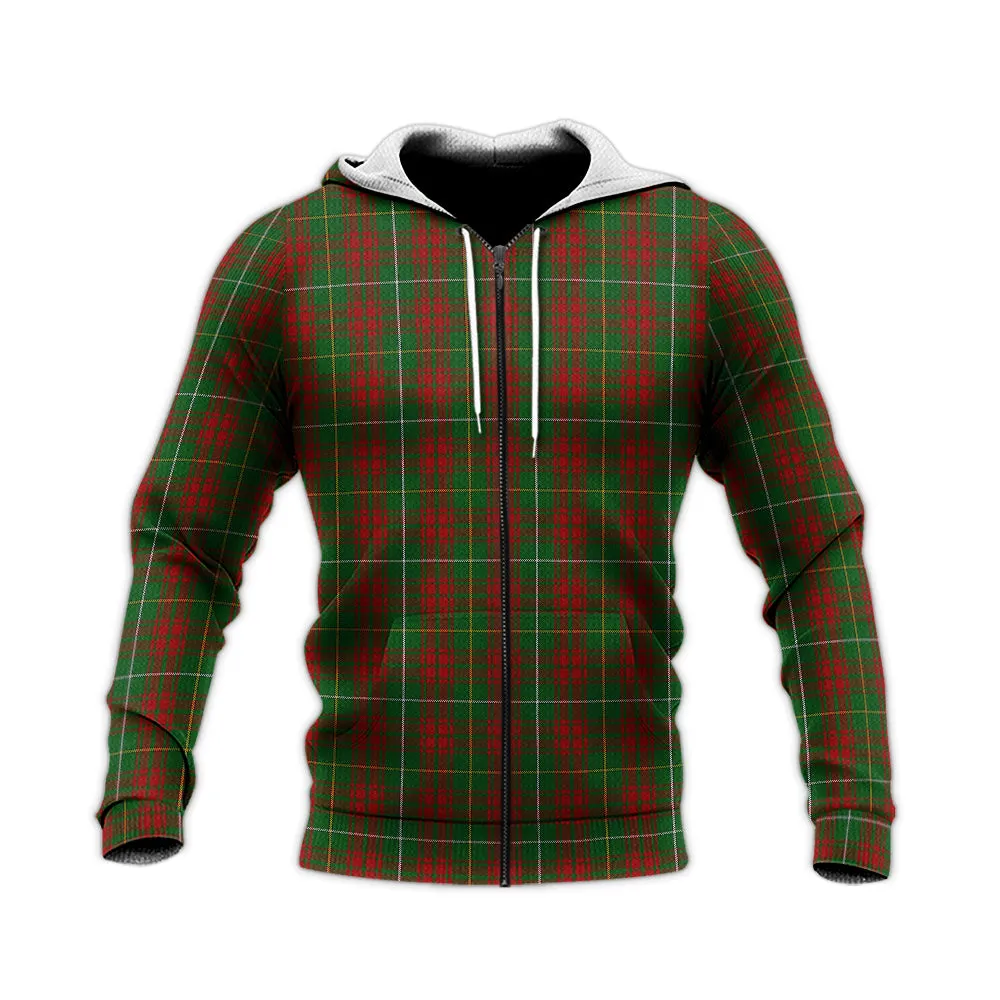 Bruce Hunting Tartan Knitted Hoodie
