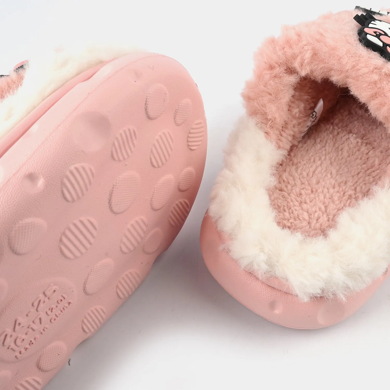 Girls Slipper Fur 6345-Pink